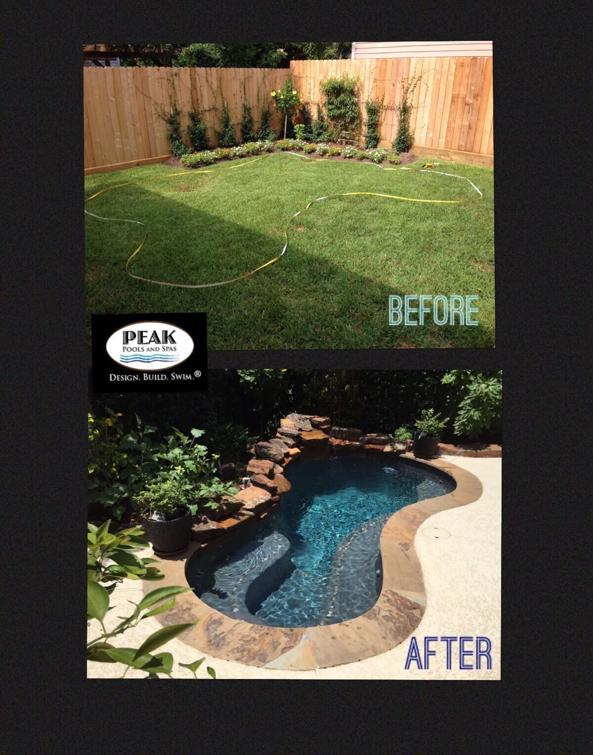 houston pool design on Houston Pool Project Finished Peak Pools And Spas